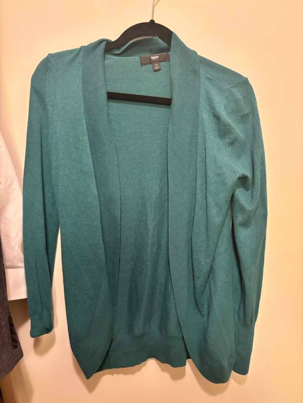 Mossimo Supply Co. Teal Open-Front Cardigan